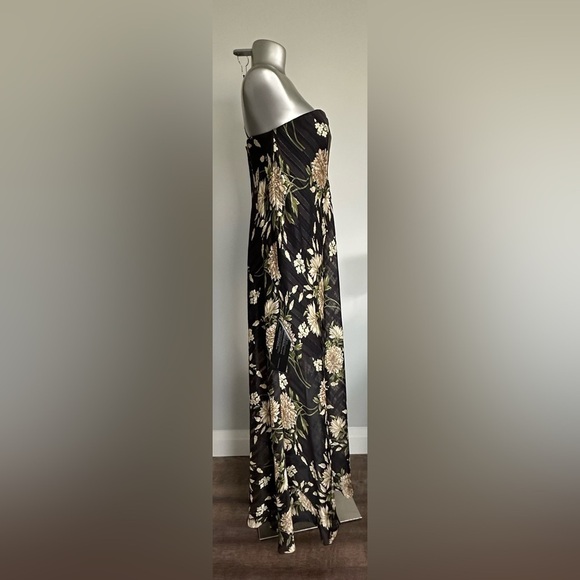 BCBGMaxAzria Black Floral Maxi Dress - Picture 2 of 8